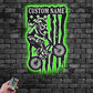 Mountain Bike LED Metal Sign - Wix Decor