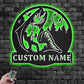 Fishing LED Metal Sign - Wix Decor