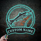 Fishing LED Metal Sign - Wix Decor