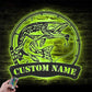 Fishing LED Metal Sign - Wix Decor