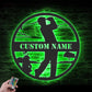 Golf LED Metal Sign 