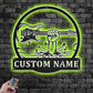 Guitar LED Metal Sign 