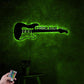 Guitar LED Metal Sign 