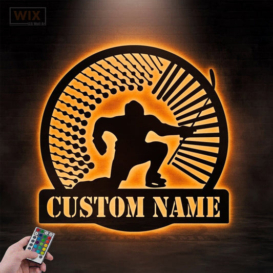 Hockey Led Metal Sign - Wix Decor