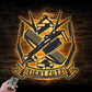 Barber & Salon Led Metal Sign - Wix Decor