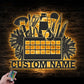 Barber & Salon Led Metal Sign - Wix Decor