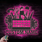Barber & Salon Led Metal Sign - Wix Decor