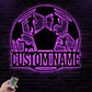 Soccer LED Metal Sign - Wix Decor