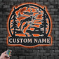 Fishing LED Metal Sign - Wix Decor