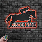 Horse LED Metal Sign 
