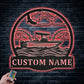 Fishing LED Metal Sign 