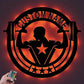 Gym LED Metal Sign 