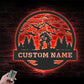 Mountain Bike LED Metal Sign - Wix Decor