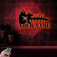 Guitar LED Metal Sign 