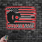 Guitar LED Metal Sign 
