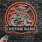 Mountain Bike LED Metal Sign - Wix Decor