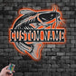 Fishing LED Metal Sign 