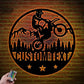 Mountain Bike LED Metal Sign - Wix Decor