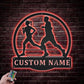 Gym LED Metal Sign 