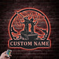 Fishing LED Metal Sign - Wix Decor