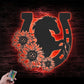 Horse LED Metal Sign 