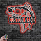 Fishing LED Metal Sign - Wix Decor