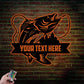 Fishing LED Metal Sign 