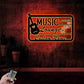 Guitar LED Metal Sign 