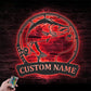 Fishing LED Metal Sign 