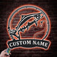 Fishing LED Metal Sign - Wix Decor