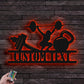 Gym LED Metal Sign 