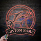 Fishing LED Metal Sign - Wix Decor
