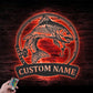 Fishing LED Metal Sign - Wix Decor
