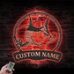 Fishing LED Metal Sign - Wix Decor