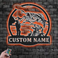 Fishing LED Metal Sign - Wix Decor