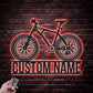 Mountain Bike LED Metal Sign - Wix Decor