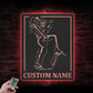 Guitar LED Metal Sign 