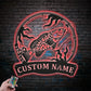 Fishing LED Metal Sign - Wix Decor
