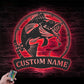 Fishing LED Metal Sign - Wix Decor