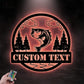 Fishing LED Metal Sign - Wix Decor