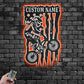 Mountain Bike LED Metal Sign - Wix Decor