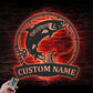 Fishing LED Metal Sign - Wix Decor