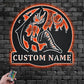 Fishing LED Metal Sign - Wix Decor