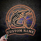 Fishing LED Metal Sign - Wix Decor