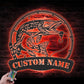 Fishing LED Metal Sign - Wix Decor