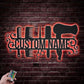 Barber & Salon Led Metal Sign - Wix Decor