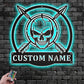 Skull LED Metal Sign - Wix Decor