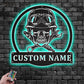 Skull LED Metal Sign - Wix Decor