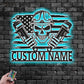 Skull LED Metal Sign - Wix Decor