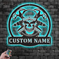 Skull LED Metal Sign - Wix Decor